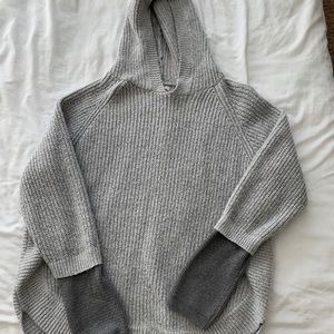 Sweater with a hood